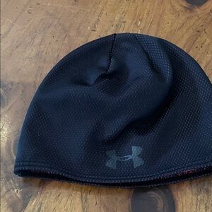 Under Armour Black Lightweight Stretch Beanie